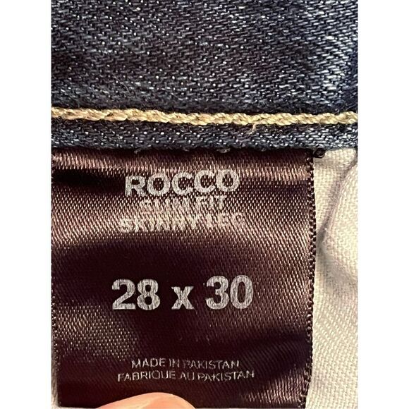 Express Jeans Mens Size 28 X 30 Distressed Rocco Slim Fit Skinny (1823) - Picture 9 of 10